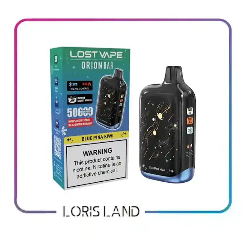 پاد یکبار مصرف تمشک آناناس نارگیل کیوی لاست ویپ 50 هزار پاف